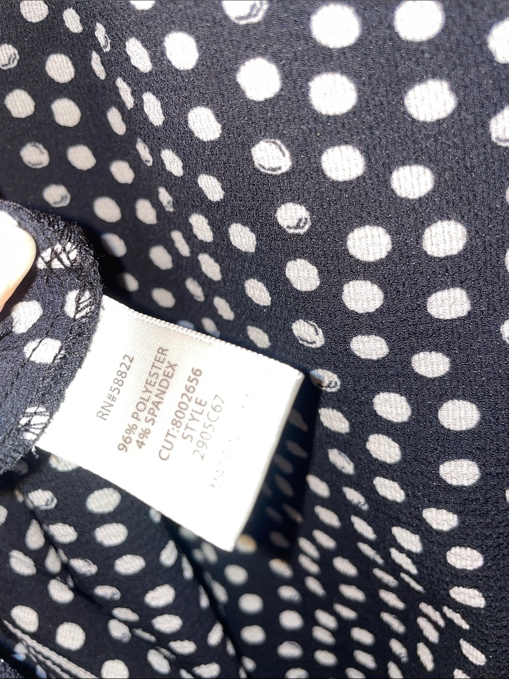 Max Studio Black and White Polka Dot Wrap Maxi Dress with Pockets - Picture 6 of 7